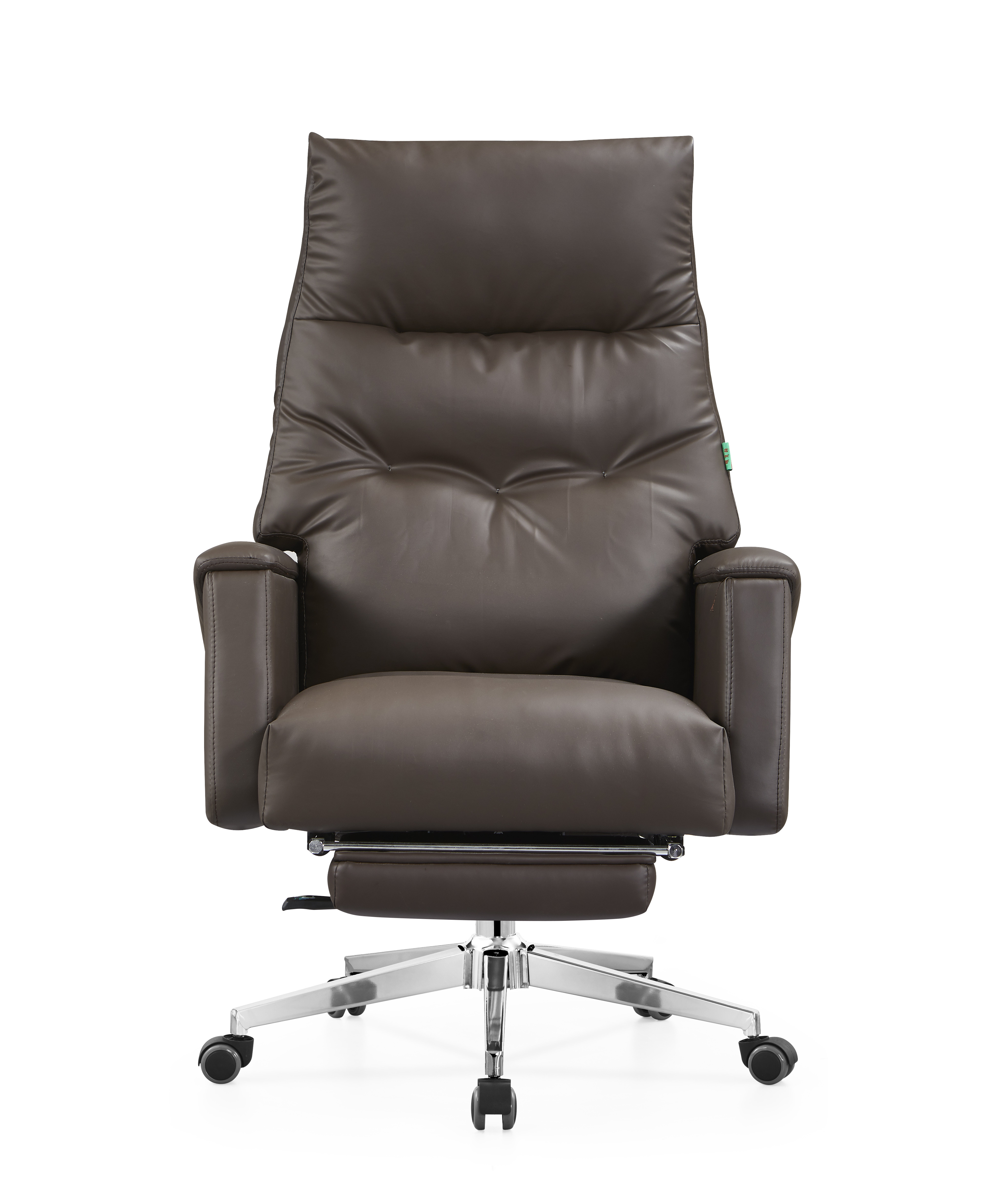 Luxury Hign End Real Leather Reclining Sleeping Office Chair with Foot Rest