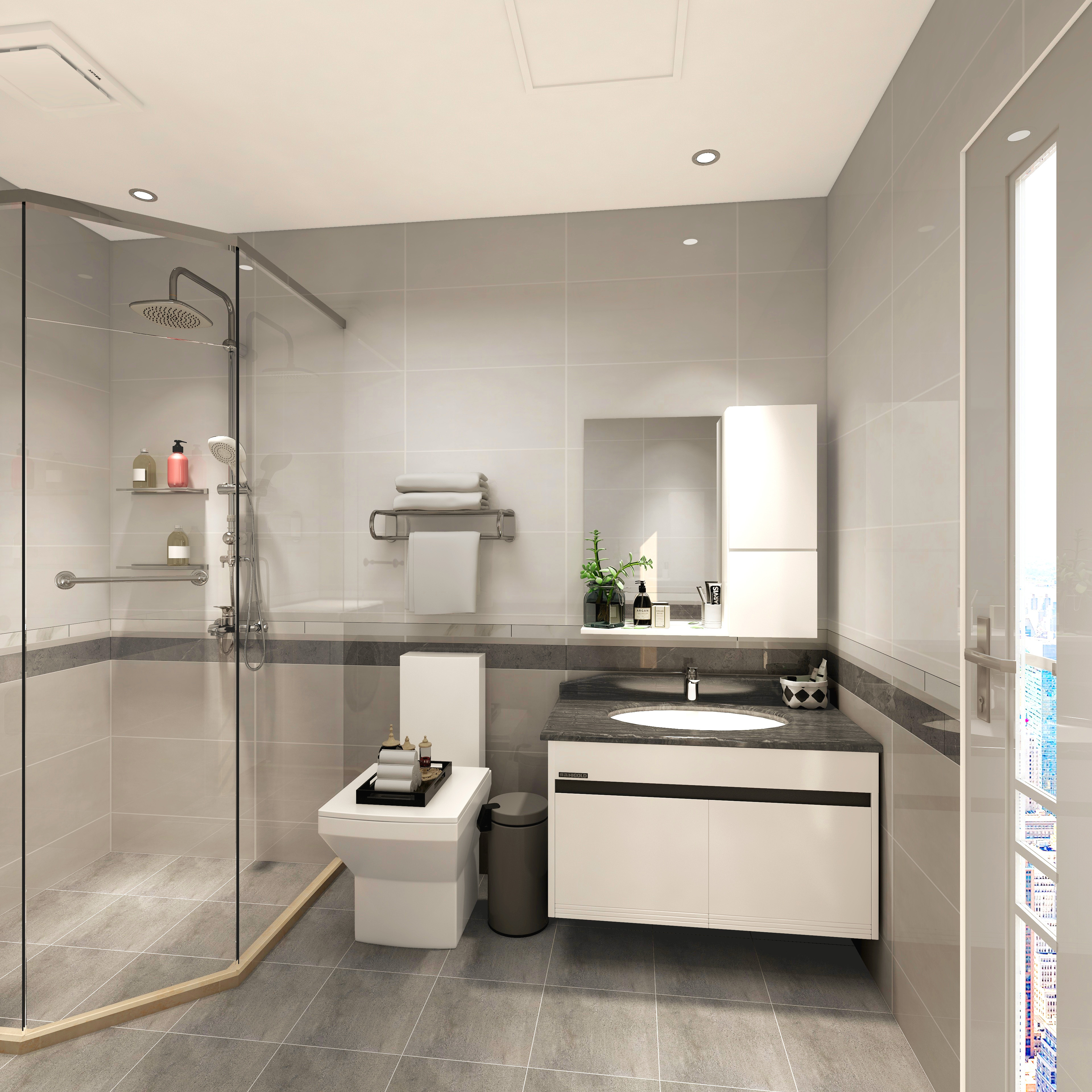 Ceramic  prefabricated All In One Bathroom Pods Prefab Modular Bathroom Complete  Luxury  Pods pbu