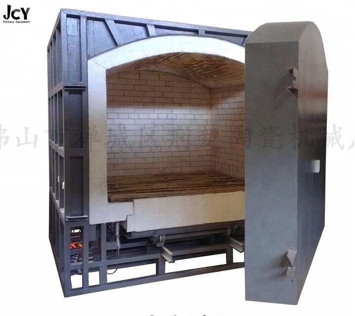 JCY 2CBM HighTemperature Shuttle Furnace Clay Brick Tunnel Kiln For Burning Bricks At Workshop and School