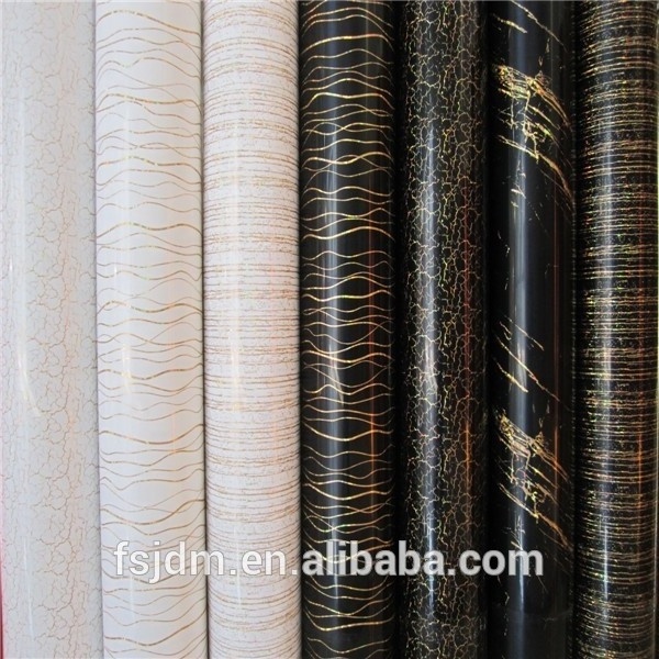 High Gloss PVC membrane vacuum press foil for furniture