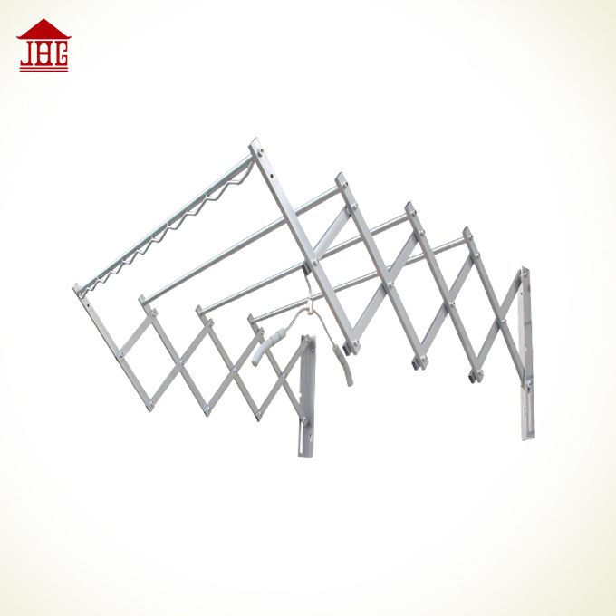 JHC-1002outdoor clothes drying racks/metal hanging clothes display racks/ceiling mounted clothes drying rack