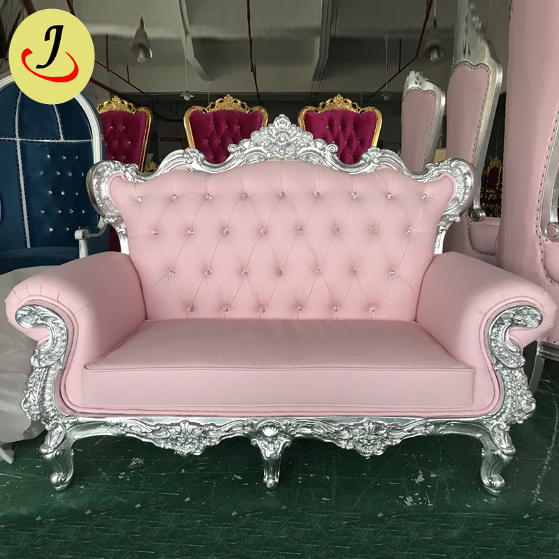 Furniture Luxury French Romantic Style Couch Top Quality Living Room Sofa