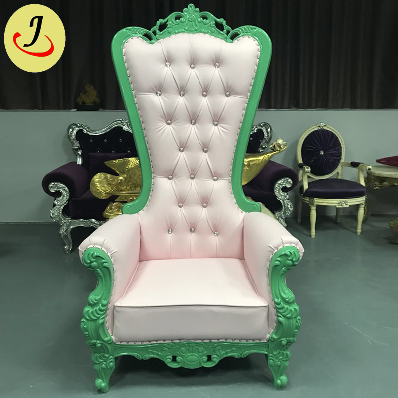 Silver Luxury Royal solid wood velvet Throne Chairs/sofa For Sale