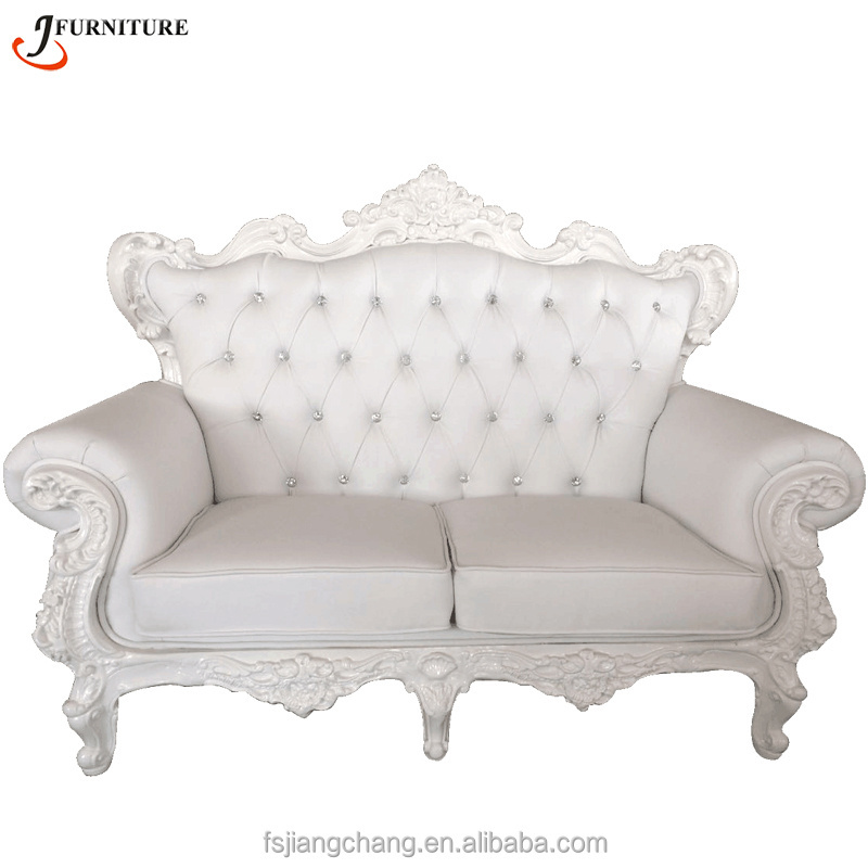 Furniture Luxury French Romantic Style Couch Top Quality Living Room Sofa