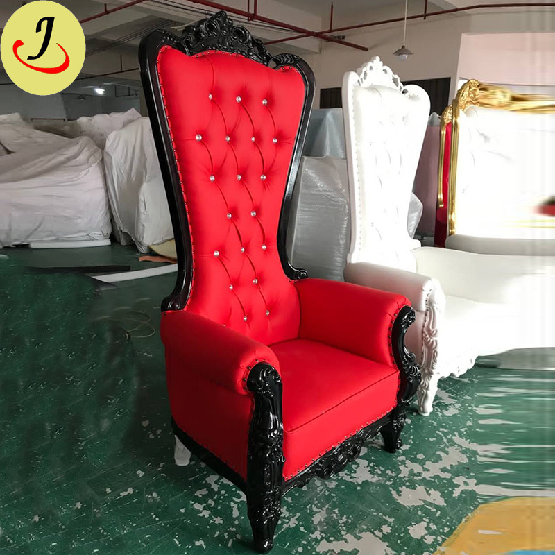 Modern Design Wedding Gold Royal King Throne Chair For Queen Wholesale