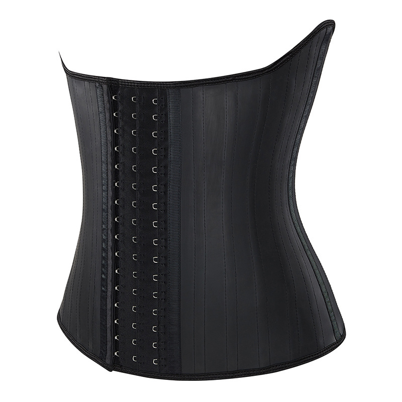 new curve high quality latex 16 Hooks And Eyes 25-rod  Long Torso Slimming Belt Colombian Seamless Waist Trainer Belt with logo