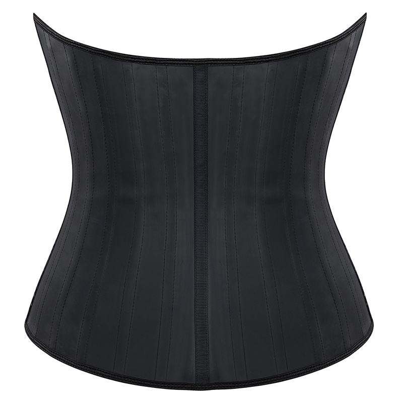 new curve high quality latex 16 Hooks And Eyes 25-rod  Long Torso Slimming Belt Colombian Seamless Waist Trainer Belt with logo