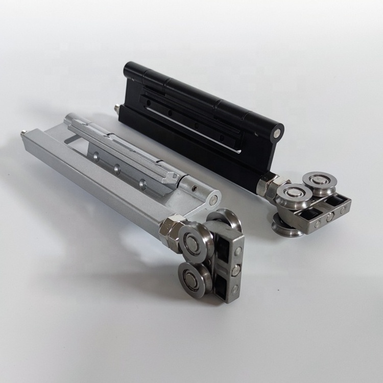 Heavy Duty 75 Series Aluminium Bifold Sliding Door Hardware Rollers Folding Hinge To UAE Thailand