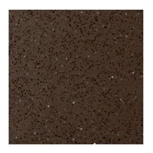 10mm Quartz Slab Kitchen Countertop Brown Color With Black Sparkle Quartz Countertop Stone Tiles