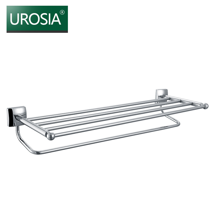 Bathroom Accessory bathroom towel hangers shelf bath 304 stainless steel towel rail