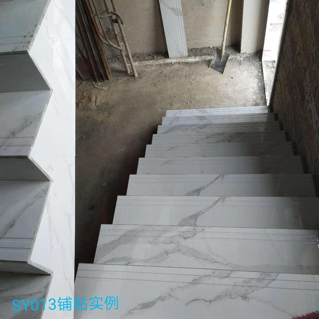 Hot Selling 470x1200 Mm Antislip Foshan Polished Porcelain Polished Glaze Stair Tiles