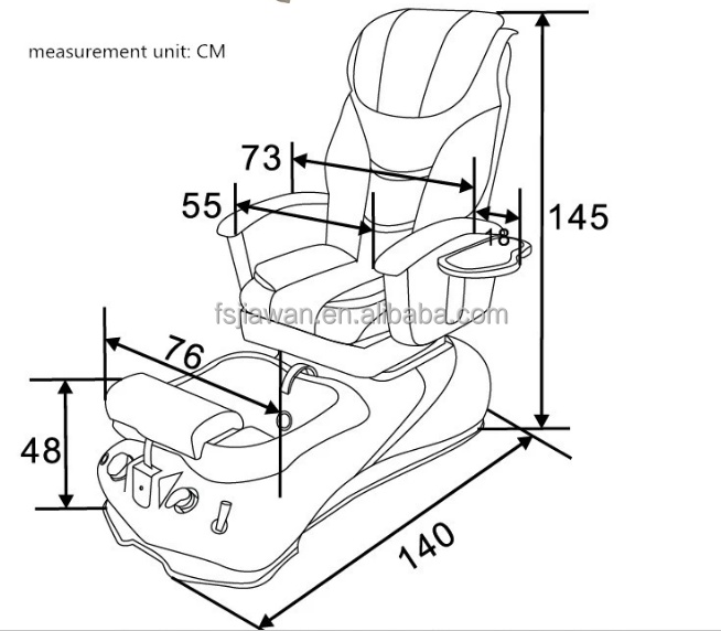 Pedicure spa chair foot bath no plumbing magnetic jet pedicure bath pedicure spa chair bowl