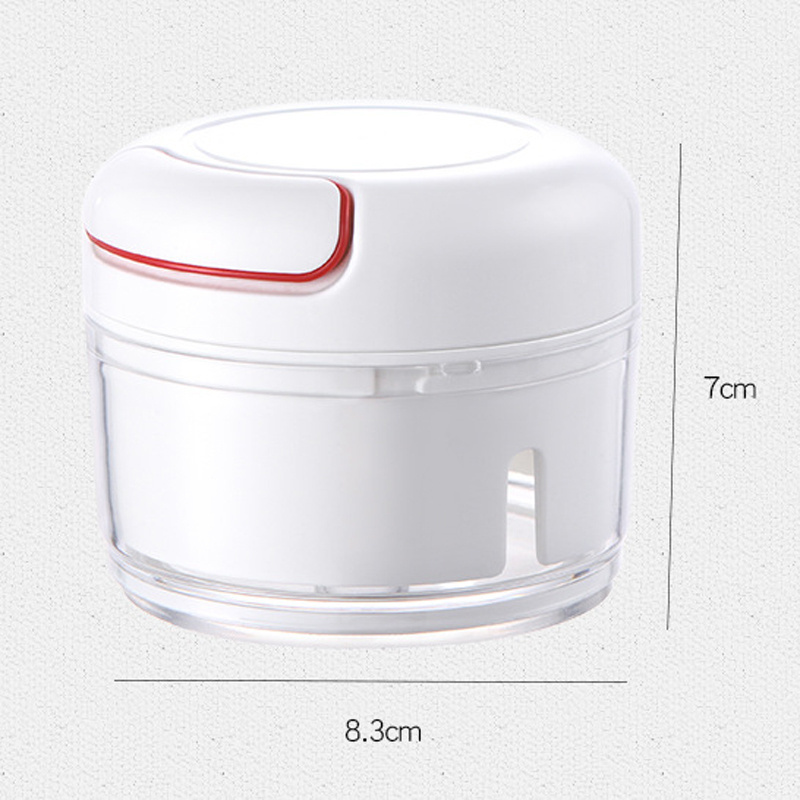 New Design Online Top Seller Kitchen Accessories Vegetable Meat Shredder Bpa Free Manual Pepper Garlic Chopper