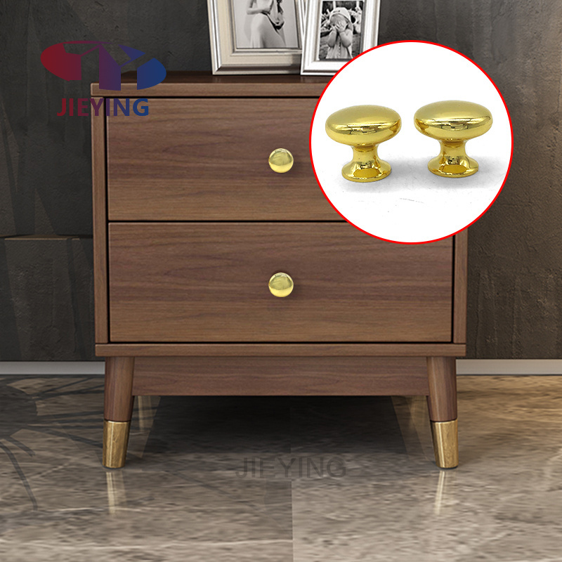 Zinc Alloy Round Chrome Gold Antique Wardrobe Drawer Metal Furniture Cabinet Handles and Knobs