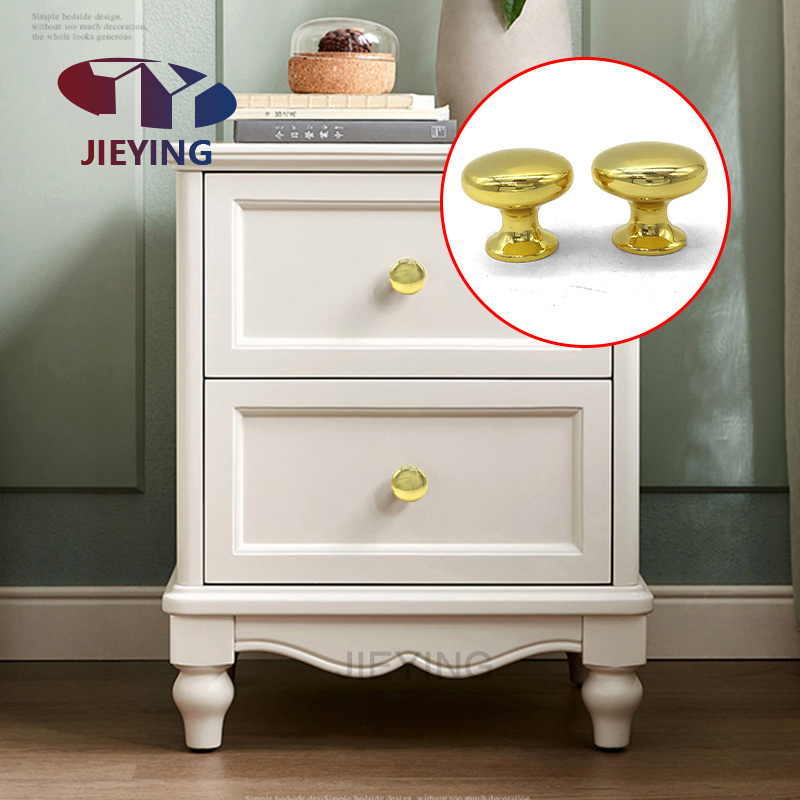 Zinc Alloy Round Chrome Gold Antique Wardrobe Drawer Metal Furniture Cabinet Handles and Knobs