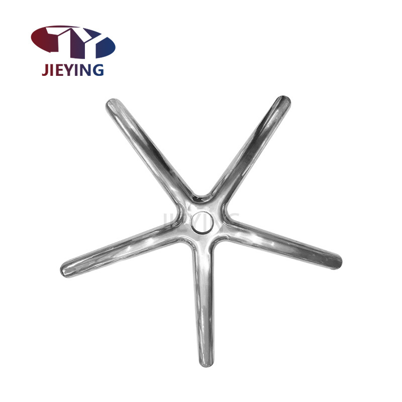 JIEYING Chair Parts Base Legs Metal Five-Star Foot Bracket Boss Gaming Aluminum Alloy Computer Swivel Chair Base