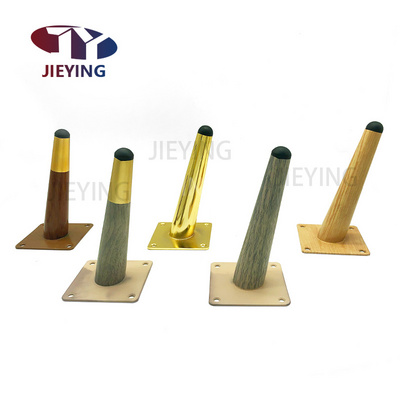 Jieying Modern Furniture Table Leg Metal Sofa Foot Chair Feet Golden Legs For Home Sofa Bed