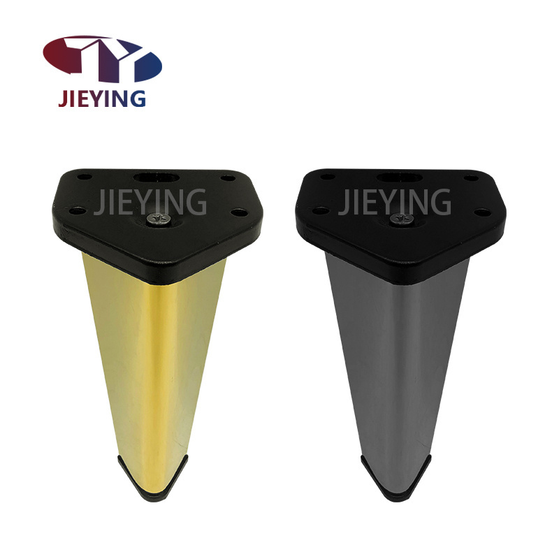 Jieying  Furniture Accessories Plastic sofa Legs China Supplier 13.5cm furniture Legs Clad Aluminum Covered Furniture Feet