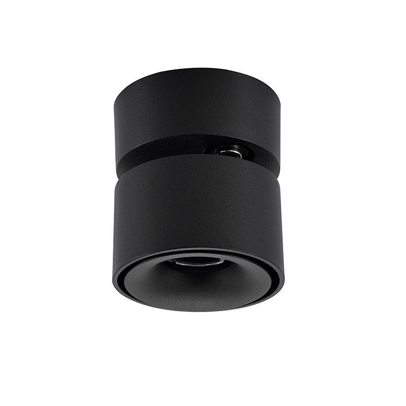 High Quality Dimmable Aluminium Housing Cylindr Spotlight Surface Mounted Ceiling Led Spot Light small round led spots light