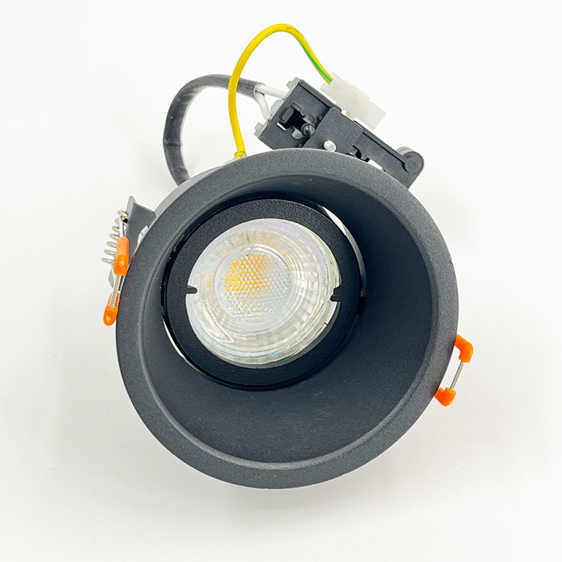 LED Downlight Black Small Commercial Recessed LED Downlight Anti-Dizzy Home LED Ceiling Light