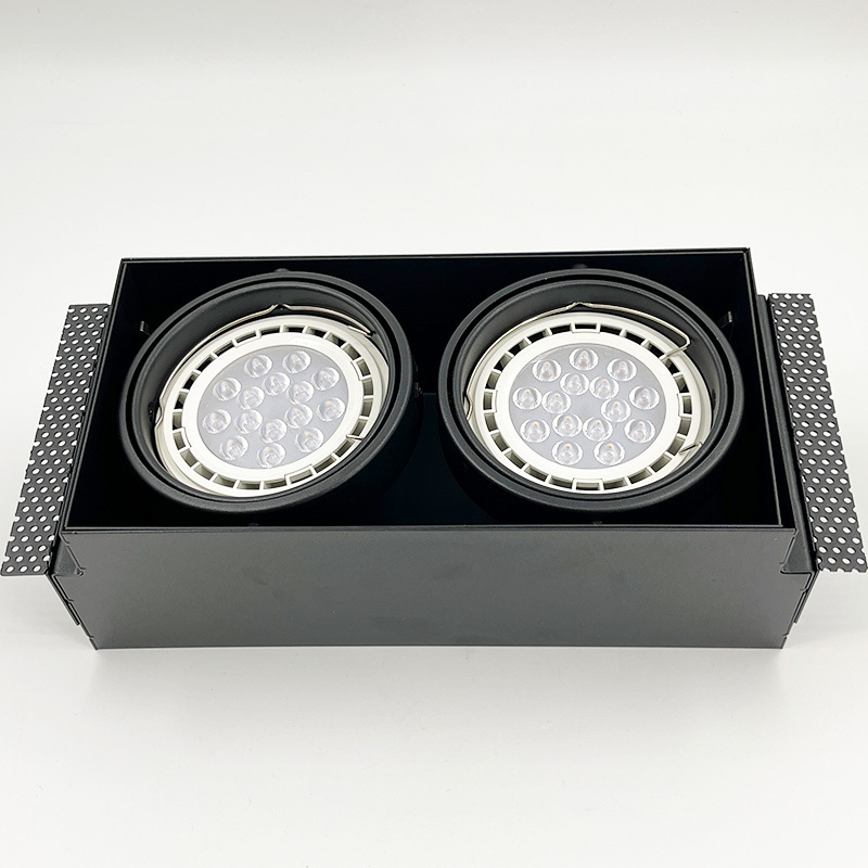 LED Downlight Hot Sale Low Price Black Grille Downlight Hotel Corridor Energy Saving LED Ceiling Light