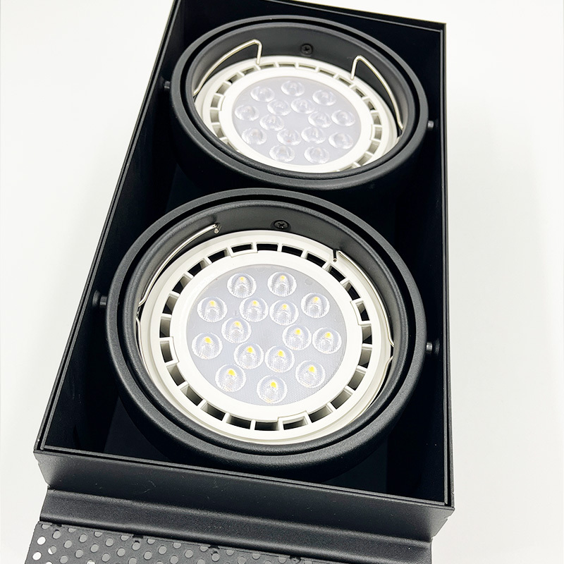 LED Downlight Hot Sale Low Price Black Grille Downlight Hotel Corridor Energy Saving LED Ceiling Light