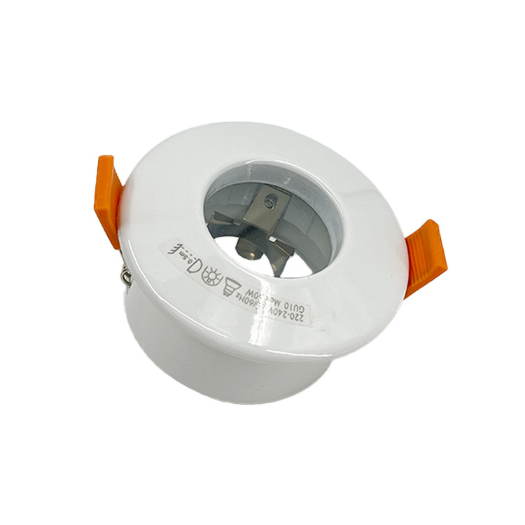 Anti glare spotlight white color frame aluminium fixed recessed spotlight Aluminium Spot light LED Office commercial downlights