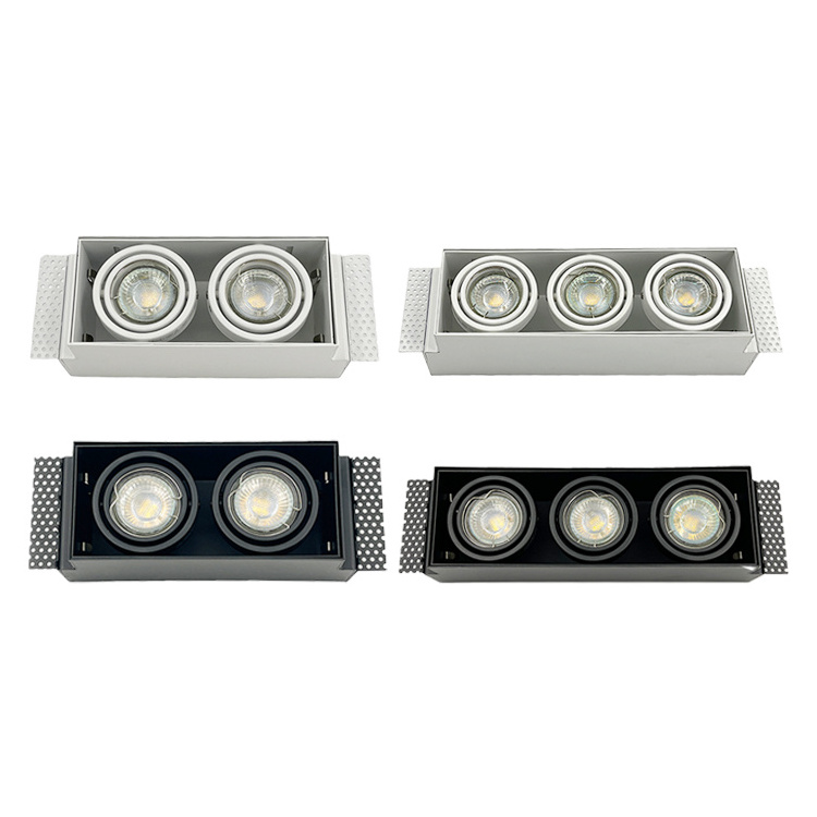 Led Dimmabl Downlight Recessed multi-head grille led spot light Embedded 220v Spotlight Motion Sensor LED Lamp Hallway Downlight