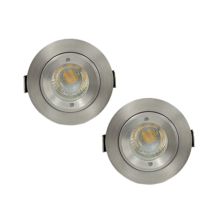 Led Spotlight Ceiling Lamp Recessed LED COB Downlight Dimmable 220V 110V Single double round Led Spot Light