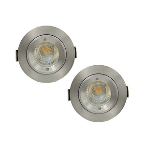 Led Spotlight Ceiling Lamp Recessed LED COB Downlight Dimmable 220V 110V Single double round Led Spot Light