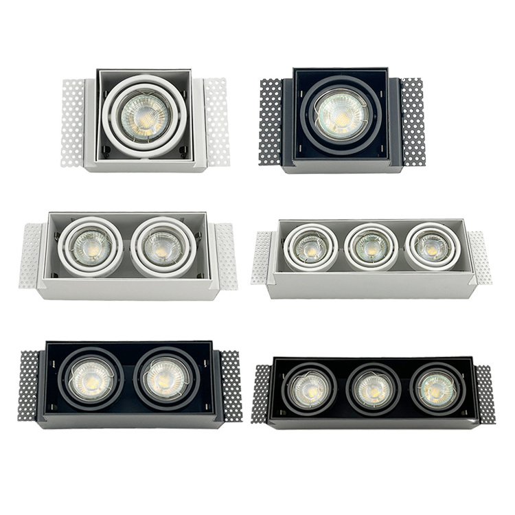 Led Dimmabl Downlight Recessed multi-head grille led spot light Embedded 220v Spotlight Motion Sensor LED Lamp Hallway Downlight