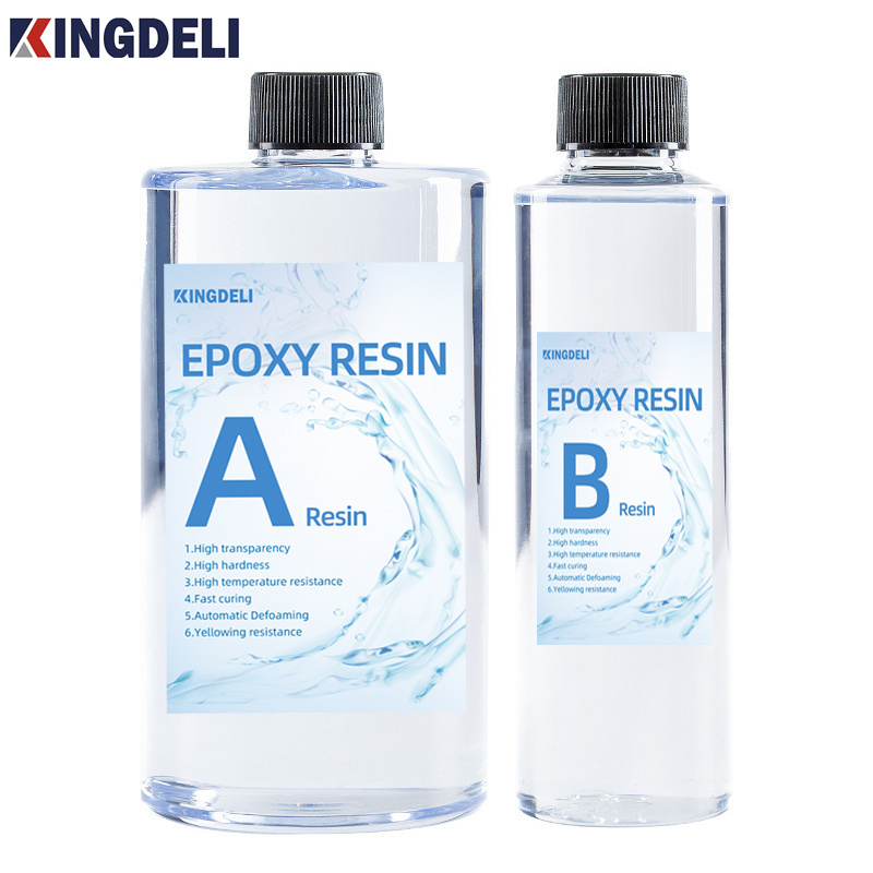 Crystal Clear Epoxy Resin 1 Gallon Kit Easy to Use Durable UV Resistant Epoxy Resin for Arts Crafts