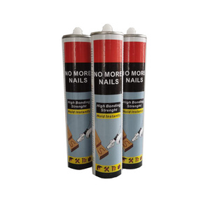 price white General purpose Interior Grade No More Nails glue for PVC bonding