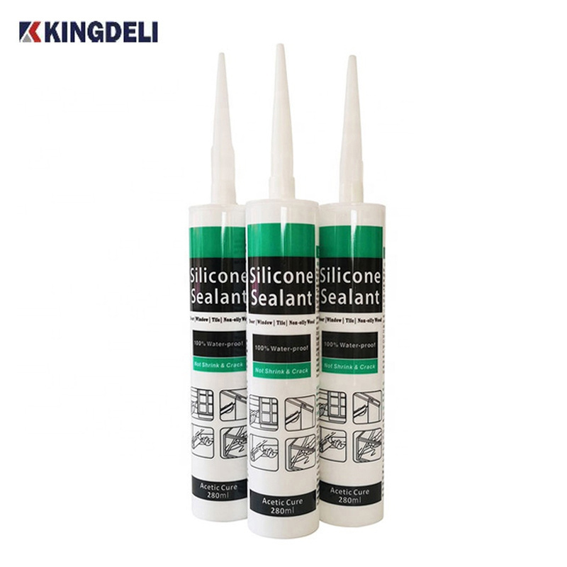 Price Acetic Adhesives Multipurpose RTV glue Waterproof Transparent GP Silicone Sealant for glass window