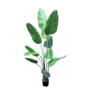 Green banana leaf big artificial plants traveller's-tree banana trees