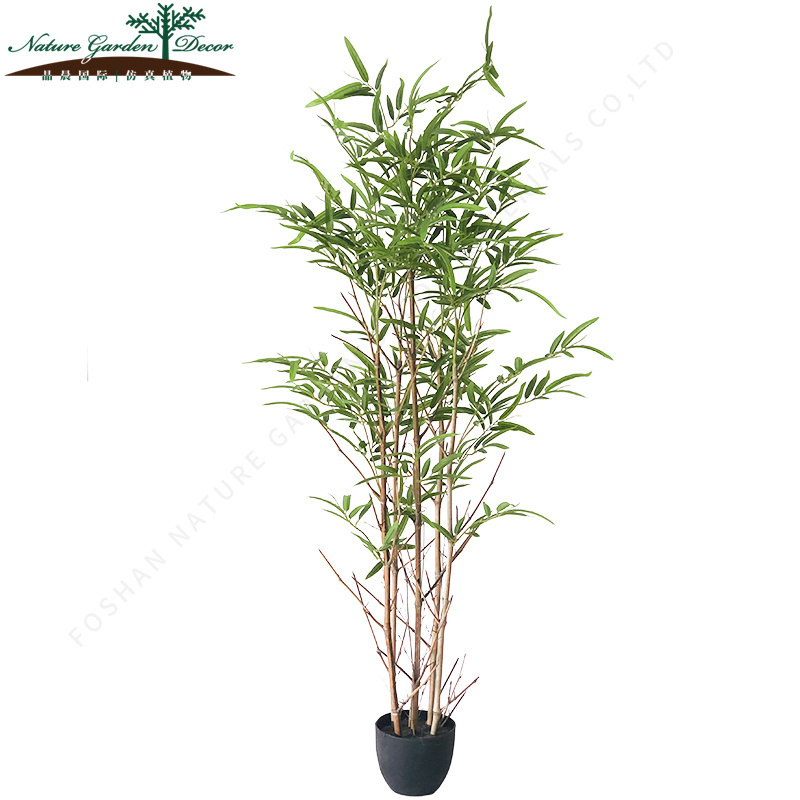 Outdoor Bamboo Plants Tropical Tree Artificial Decoration