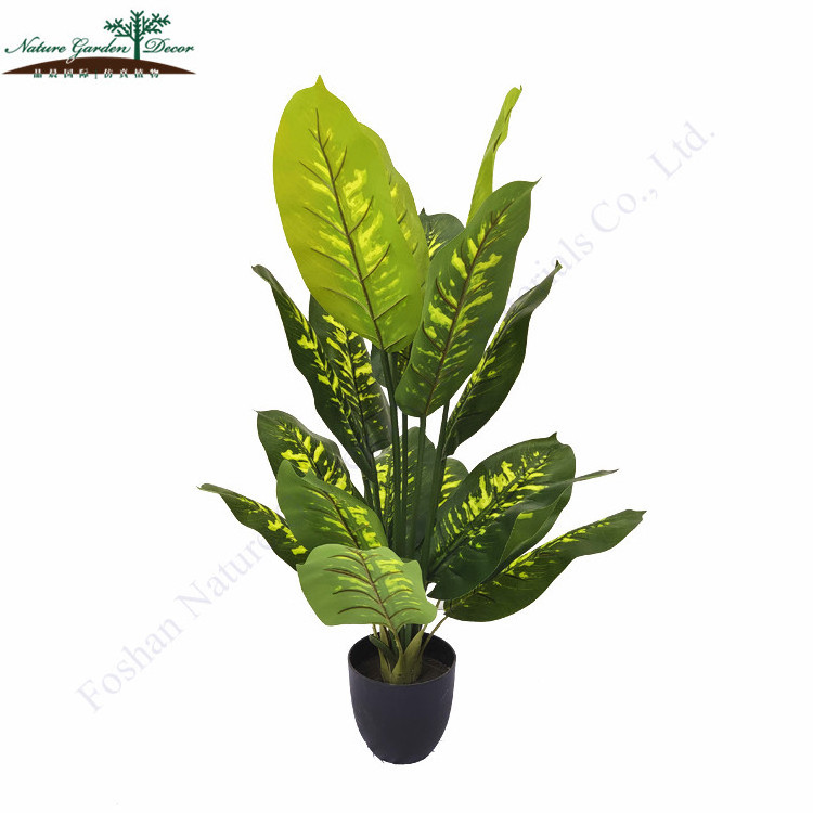 Nature Garden Hot Sale Tropic Dieffenbachia Plants for House Artificial Evergreen Tree