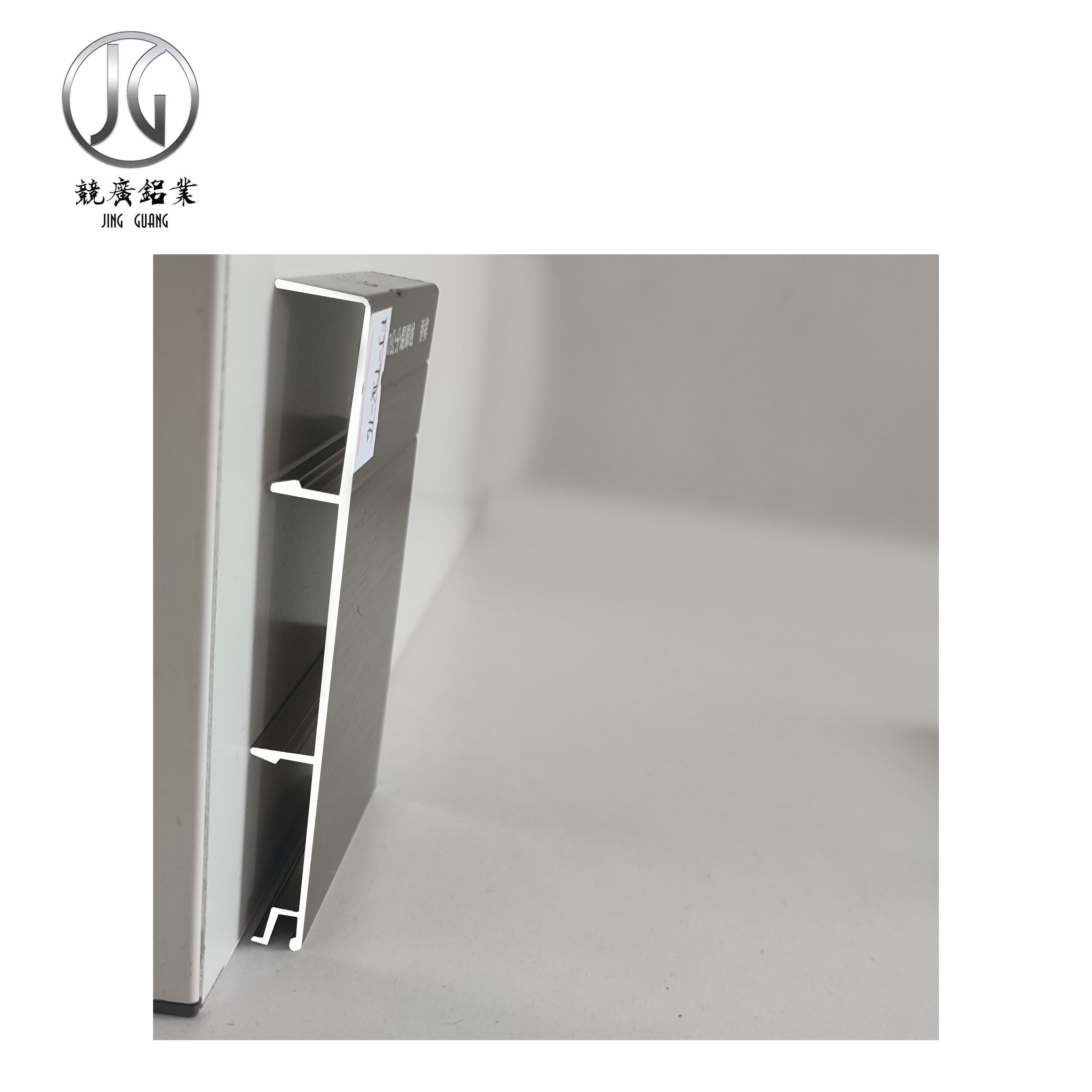 100MM Customized Waterproof Buckle Aluminum Skirting Board Wall Protector Profile Floor Baseboard Cover