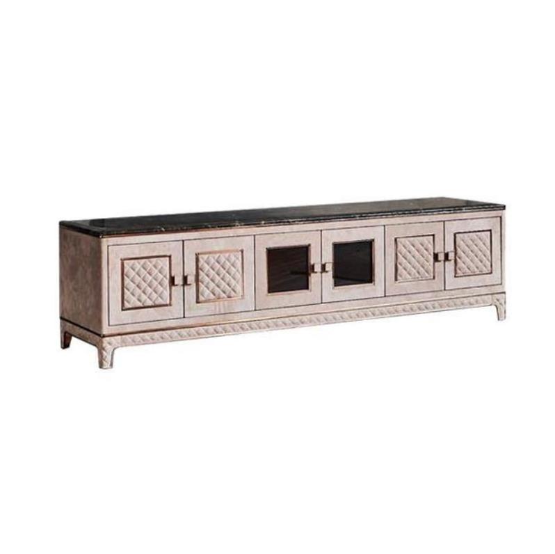 High End TV Stand Living Room Furniture Tv Cabinets Table Italian Luxury Stone Marbre Modern Tv Stands