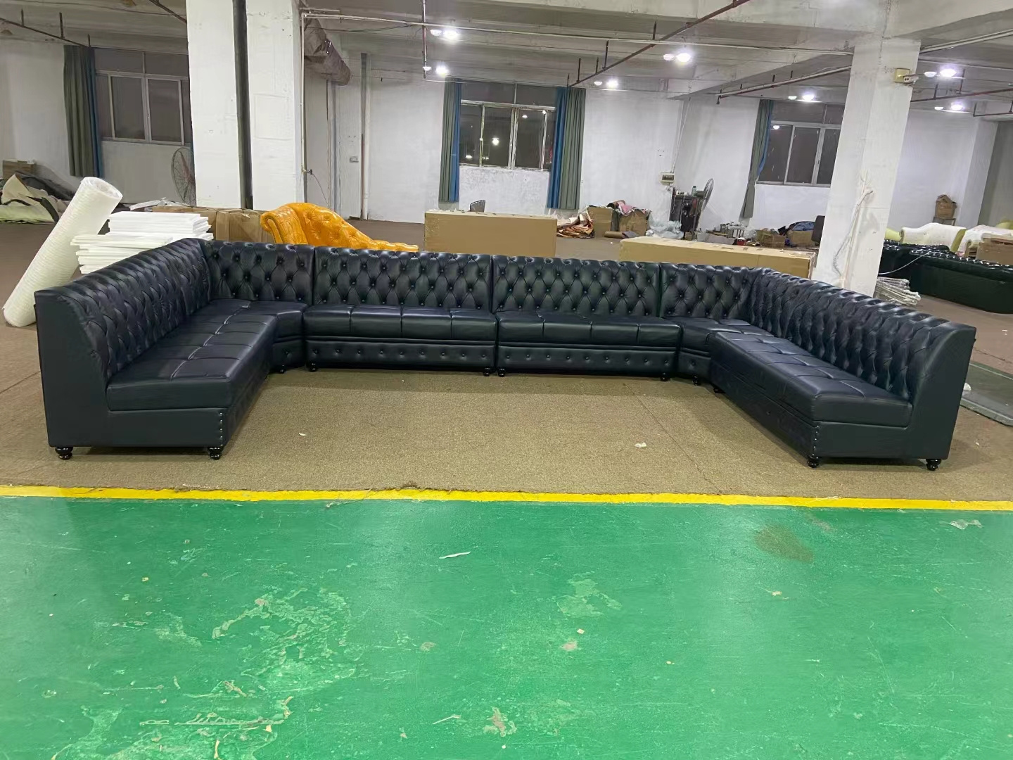 KTV sofa bar corner U shaped American style coffee table combination beer shop night club sofa