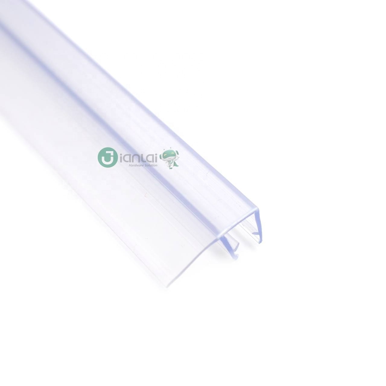 Bathroom Waterproof Edge Glass Plastic PVC Rubber Guard Clear Shower Door Seal Strip