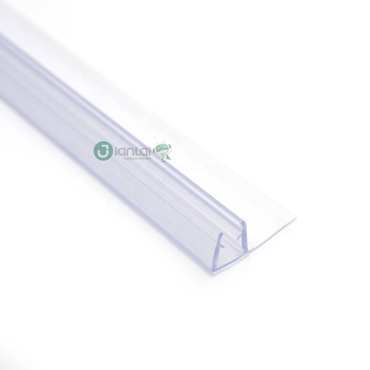 Bathroom Waterproof Edge Glass Plastic PVC Rubber Guard Clear Shower Door Seal Strip