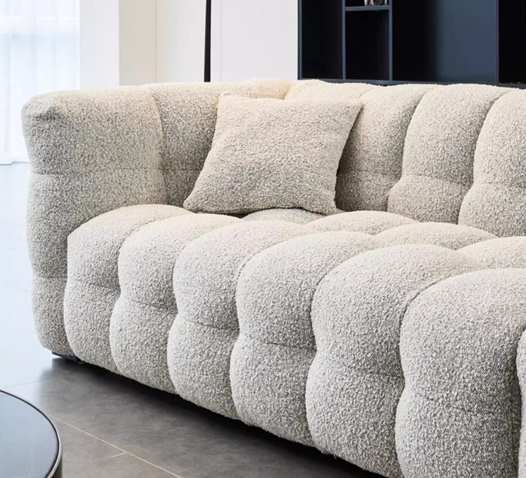 Modern Cashmere Marshmallow Sofa Fast Sleeper Sectional Sofa Set Modern Living Room Furniture Sofa