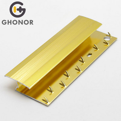 Europe Aluminum Z Bar Cover Tile Trim  Floor Covering Underlay for Villa Metal Door Threshold and Carpet Edge Transition Strip