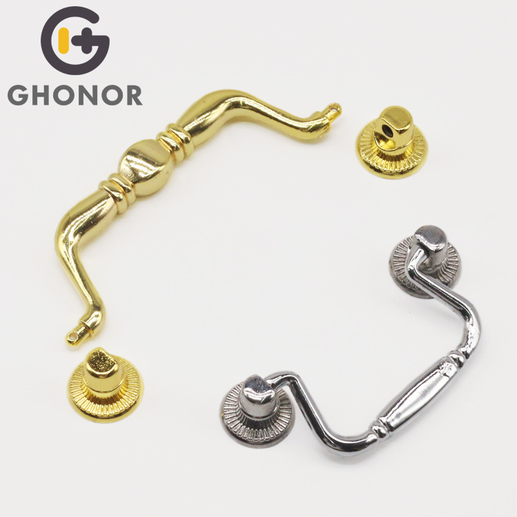 Ghonor Die Cast Hardware Essentials Residential Drop Cabinet Pulls Handle Drawer Pull