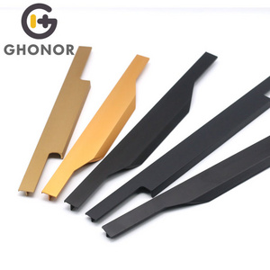 Ghonor Furniture Accessories Cabinet Wardrobe Drawer Profiles 1200mm Long Aluminum Profile Handle