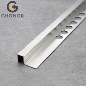 Aluminum Metal Inlay Strip Ceramic Tile Wall Boards and Trim