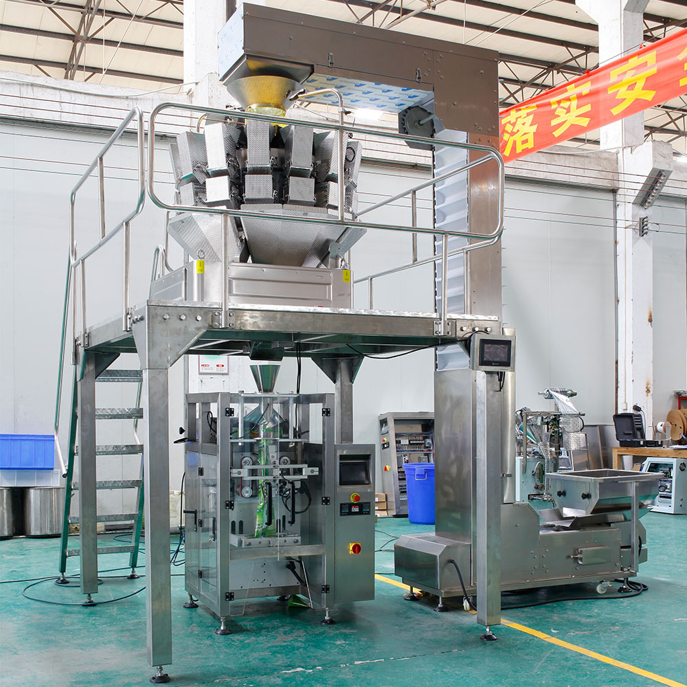 Chips dried fruit seed popcorn peanut puff food Packaging machine Automatic weighing filling granule Packing Machine