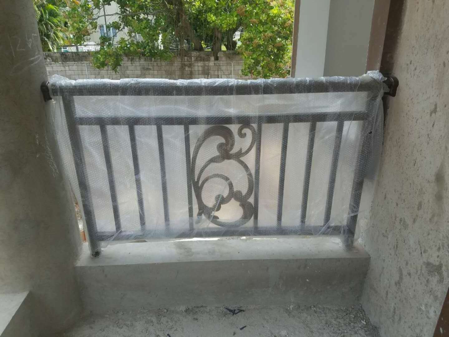 balcony railing stainless steel metal stair pipe terrace railing designs glass for front porch