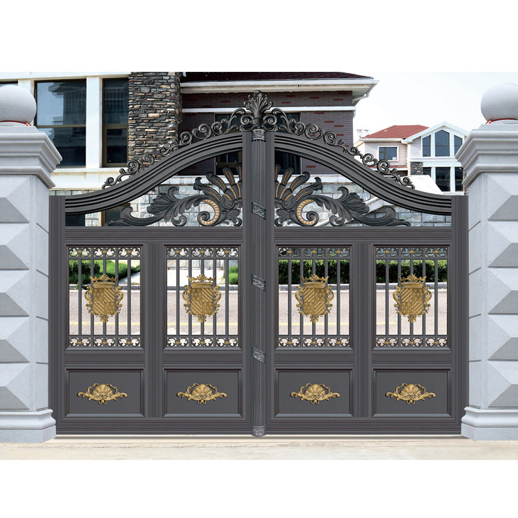 Small Wrought iron Front Gates/cheap wrought iron fence gate